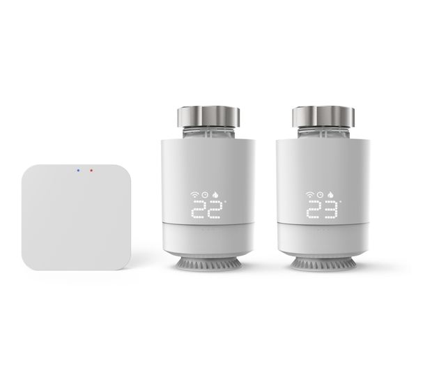 Hama 176593 Heizungssteuerung 2x smartes Heizkörperthermostat + Zentrale WLAN  (Weiß) f&uuml;r 95,00 Euro