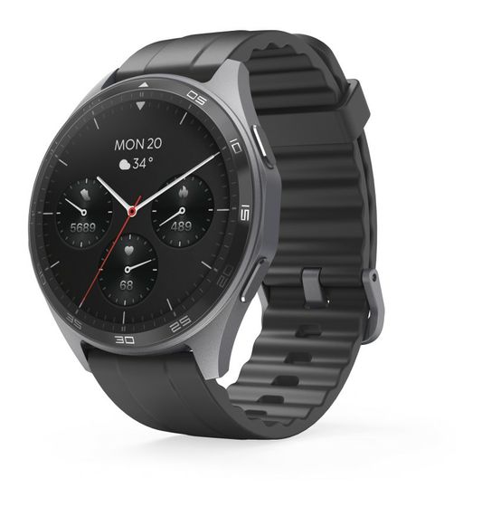 Hama 178618 7010 Smartwatch Rund  (Schwarz) f&uuml;r 99,00 Euro