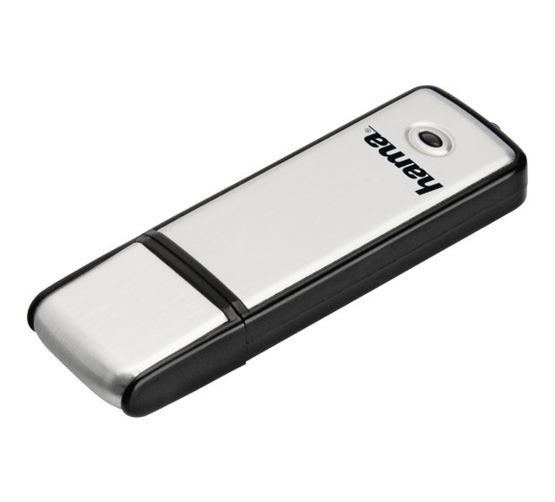 Hama 181082 Fancy Stick 32 GB  (Schwarz, Silber) f&uuml;r 11,49 Euro