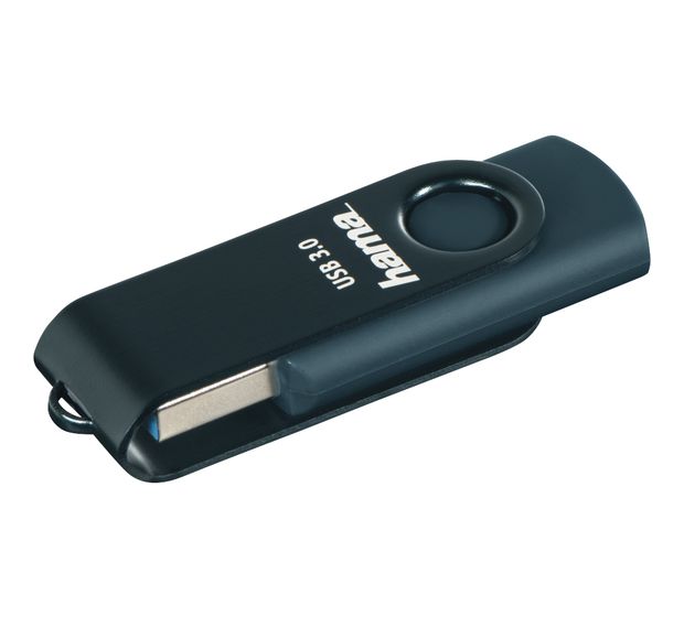 Hama 182475 Rotate USB Typ-A Stick 256 GB  (Blau) f&uuml;r 36,49 Euro