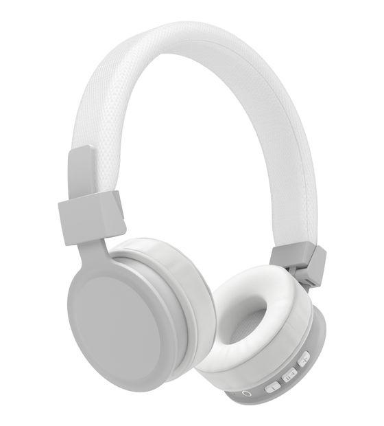 Hama 184085 Freedom Lit Ohraufliegender Bluetooth Kopfhörer kabellos 8 h Laufzeit  (Grau, Weiß) f&uuml;r 16,09 Euro