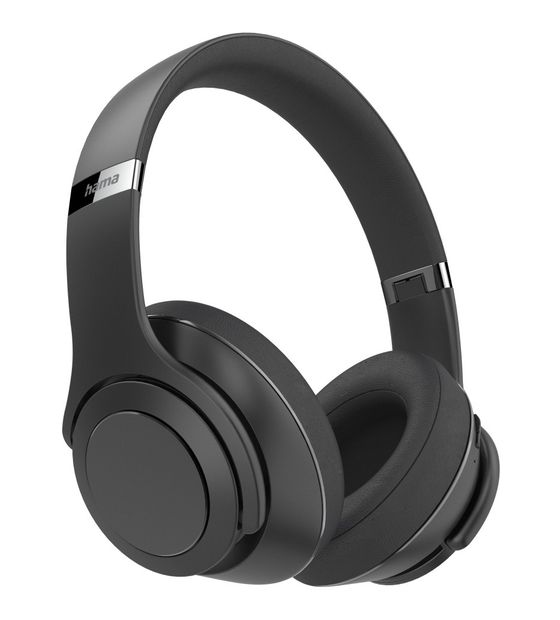 Hama 184092 Passion Turn Over Ear Bluetooth Kopfhörer kabellos 18 h Laufzeit  (Schwarz) f&uuml;r 69,99 Euro