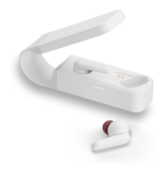 Hama 184104 Spirit Pocket In-Ear Bluetooth Kopfhörer Kabellos TWS 6 h Laufzeit  (Weiß) f&uuml;r 12,99 Euro