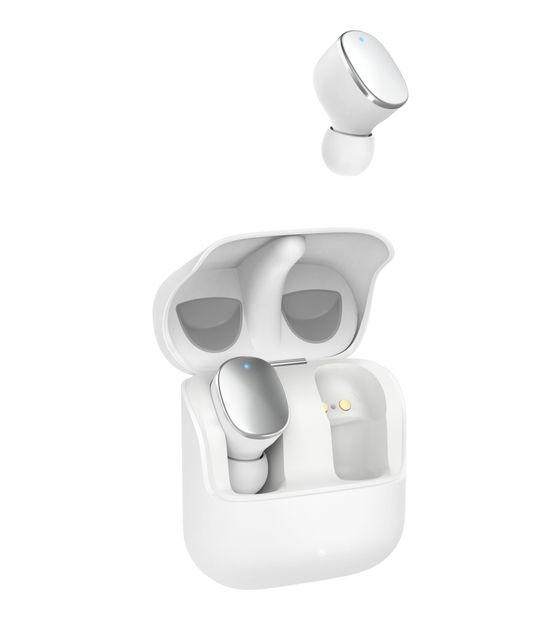 Hama 184109 Spirit Pure In-Ear Bluetooth Kopfhörer kabellos 5 h Laufzeit IPX5  (Weiß) f&uuml;r 39,99 Euro