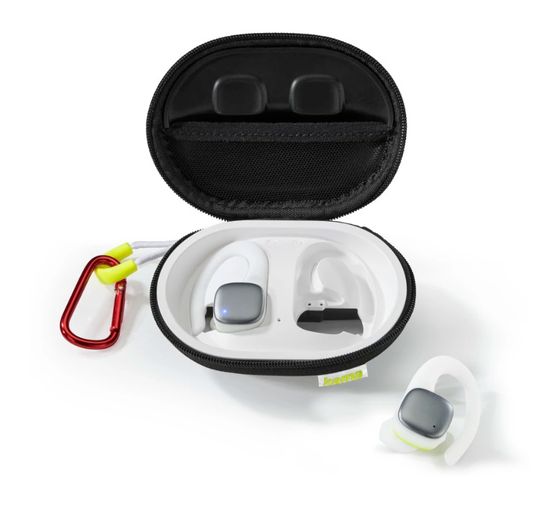 Hama 184115 Spirit Athletics In-Ear Bluetooth Kopfhörer Kabellos TWS 7 h Laufzeit IPX5  (Weiß, Gelb) f&uuml;r 54,00 Euro
