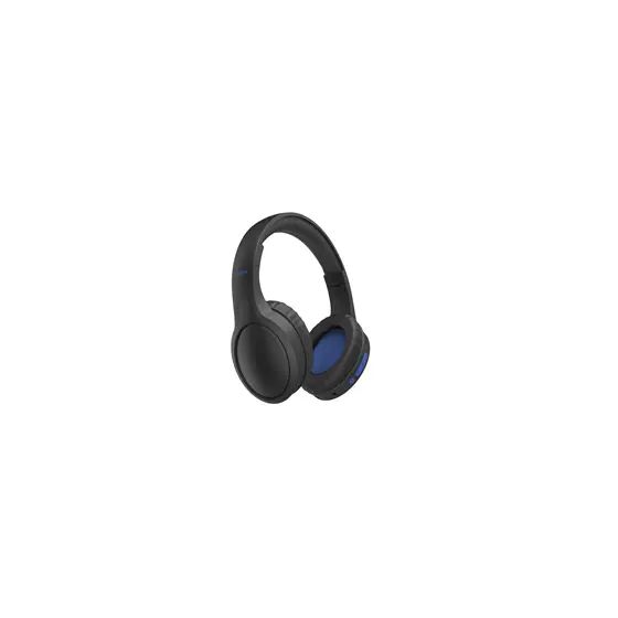 Hama 184160 Spirit Focused Ohraufliegender Bluetooth Kopfhörer kabelgebunden&kabellos 23 h Laufzeit USB Typ-C  (Schwarz, Blau) f&uuml;r 38,49 Euro