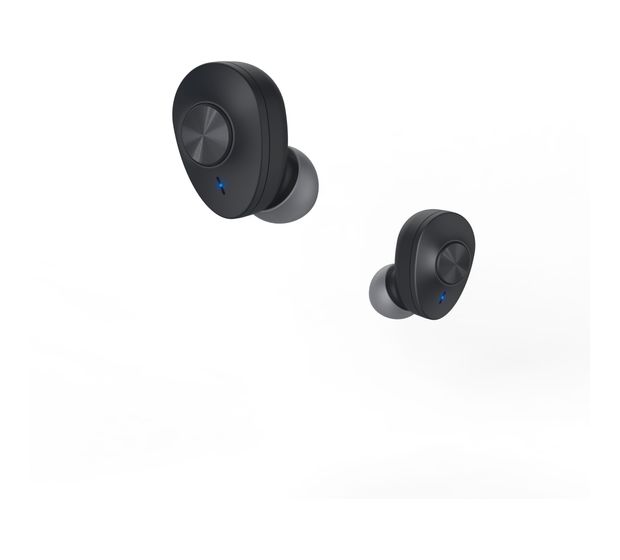 Hama 184161 Freedom Buddy In-Ear Bluetooth Kopfhörer Kabellos TWS 4 h Laufzeit  (Schwarz, Grau) f&uuml;r 19,99 Euro