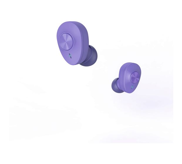 Hama 184165 Freedom Buddy In-Ear Bluetooth Kopfhörer Kabellos TWS 4 h Laufzeit  (Violett) f&uuml;r 19,99 Euro