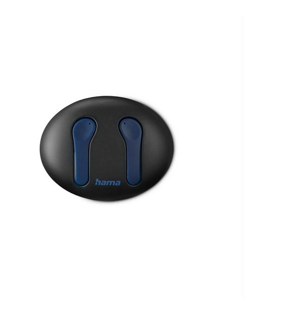 Hama 184169 Spirit Unchained In-Ear Bluetooth Kopfhörer Kabellos TWS 16 h Laufzeit  (Schwarz, Blau) f&uuml;r 44,99 Euro
