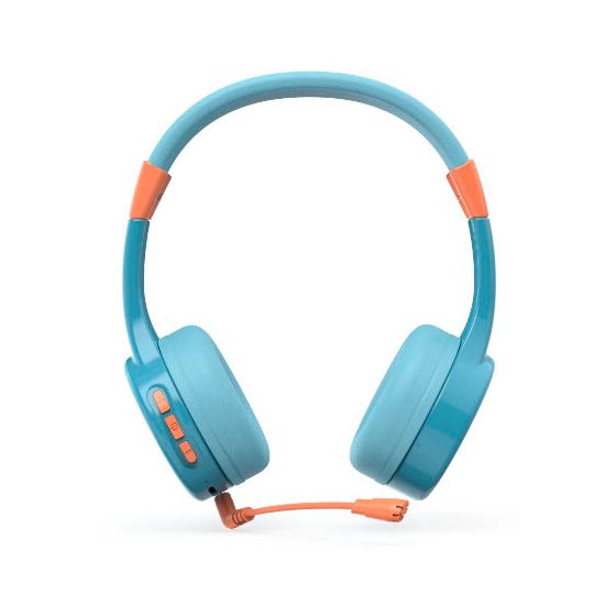 Hama 184182 Teens Guard II Ohraufliegender Bluetooth Kopfhörer kabellos 48 h Laufzeit USB Typ-C  (Blau, Orange) f&uuml;r 26,99 Euro