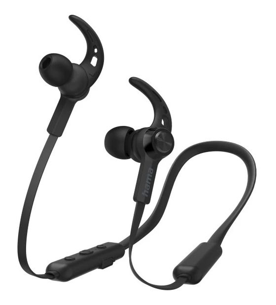 Hama 184190 Freedom Neck II In-Ear Bluetooth Kopfhörer kabellos 12 h Laufzeit USB Typ-C  (Schwarz) f&uuml;r 24,99 Euro