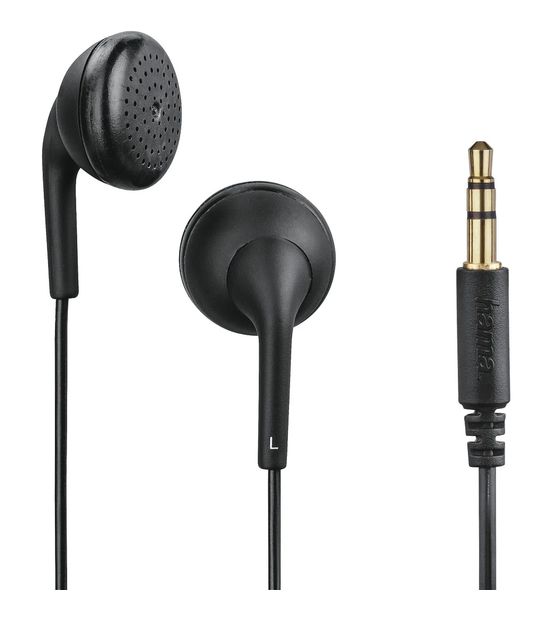 Hama 184191 Bubbly In-Ear Kopfhörer Kabelgebunden  (Schwarz) f&uuml;r 6,99 Euro