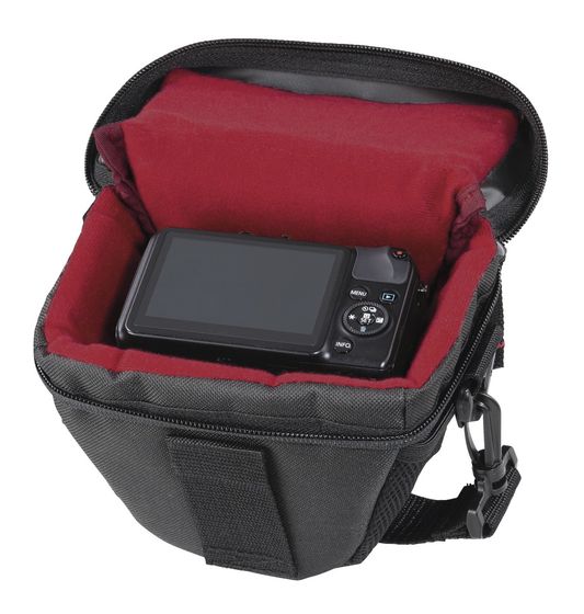 Hama 185076 Valletta 90 Colt Kameratasche für Jede Marke 130 x 80 x 110 mm  (Schwarz) f&uuml;r 19,99 Euro