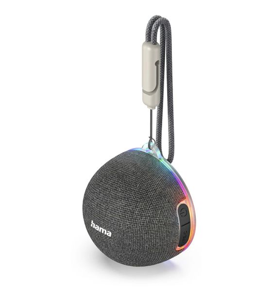Hama 188245 MagBuddy 5 W Bluetooth Lautsprecher IPX0 Laufzeit bis 6 h  (Grau) f&uuml;r 19,99 Euro
