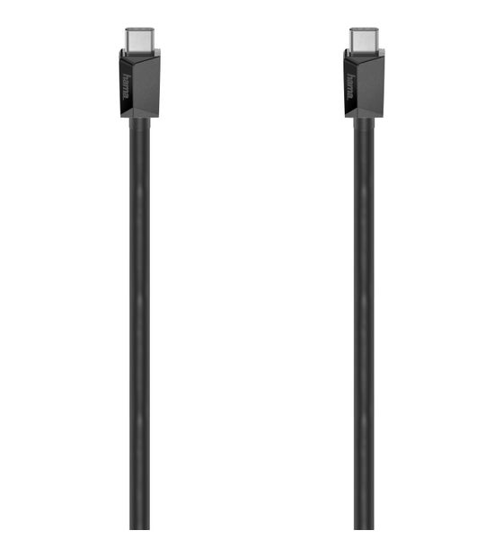 Hama 200629 0,48 Gbit/s Stecker USB C auf USB C 0,75 m  (Schwarz) f&uuml;r 13,99 Euro