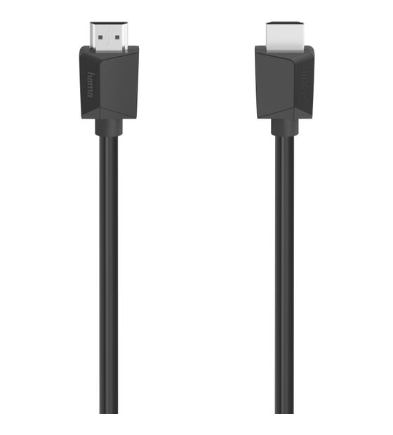 Hama 200701 18 Gbit/s Stecker Gerade HDMI auf HDMI Typ A (Standard) 0,75 m  (Schwarz) f&uuml;r 10,49 Euro