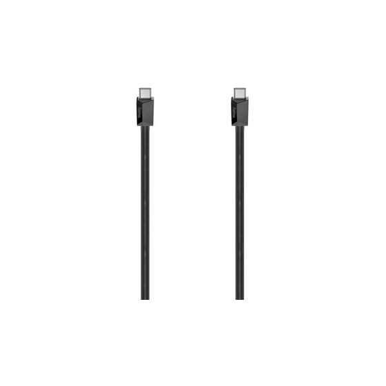 Hama 200786 0,48 Gbit/s Stecker USB C auf USB C bis 60 W 3 m  (Schwarz) f&uuml;r 17,49 Euro