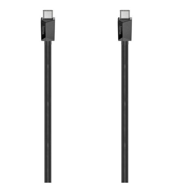 Hama 200787 10 Gbit/s Stecker USB C auf USB C 2 m  (Schwarz) f&uuml;r 34,99 Euro