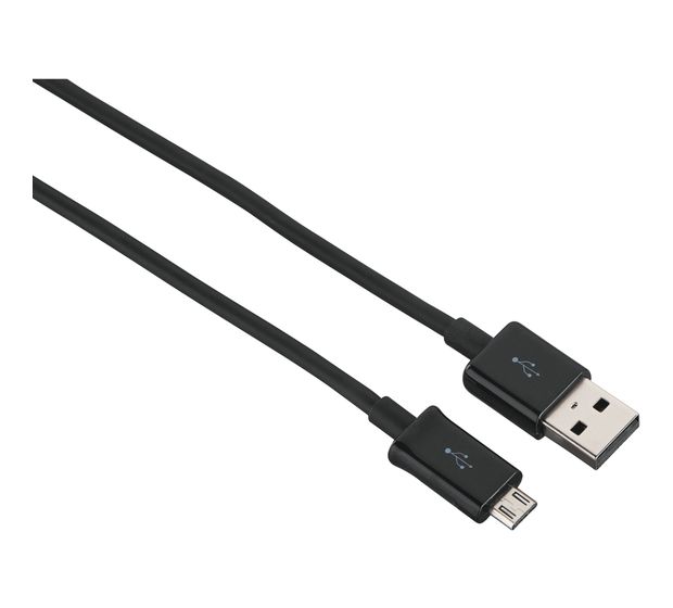 Hama 200904 0,48 Gbit/s Stecker USB A auf Micro-USB B 0,9 m  (Schwarz) f&uuml;r 8,99 Euro