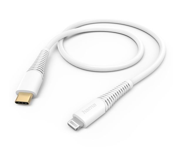 Hama 201505 Lightning auf USB C Weiblich 1,5 m  (Weiß) f&uuml;r 26,99 Euro