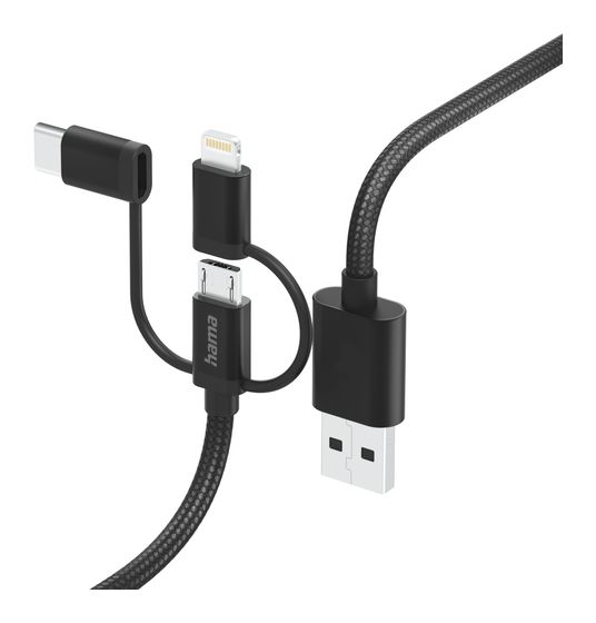 Hama 201536 0,48 Gbit/s USB A auf USB C Männlich 1,5 m  (Schwarz) f&uuml;r 27,99 Euro