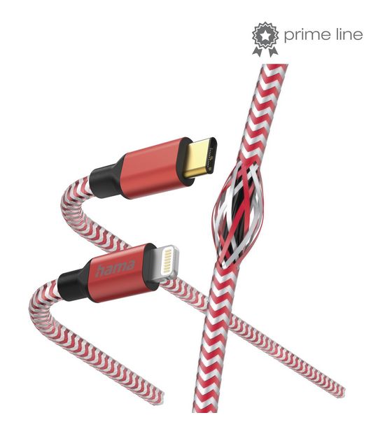 Hama 201562 Reflective Lightning auf USB C Männlich 1,5 m  (Rot) f&uuml;r 31,99 Euro