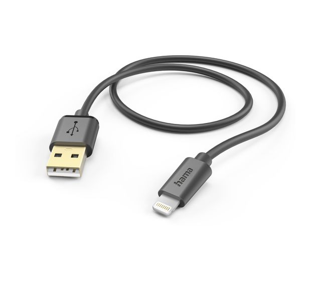 Hama 201580 Lightning auf USB A Männlich 1,5 m  (Schwarz) f&uuml;r 21,99 Euro
