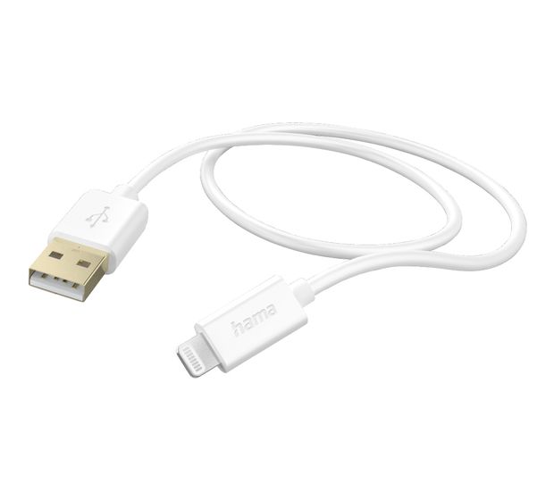Hama 201581 Lightning auf USB A Männlich 1,5 m  (Weiß) f&uuml;r 21,99 Euro