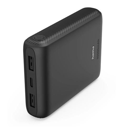 Hama 201776 10000 mAh Powerbank USB Typ-C  (Anthrazit) f&uuml;r 17,99 Euro