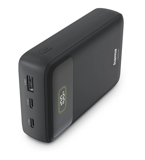 Hama 201780 Power Pack PD20-W20 20000 mAh Powerbank USB Typ-C  (Anthrazit) f&uuml;r 34,99 Euro