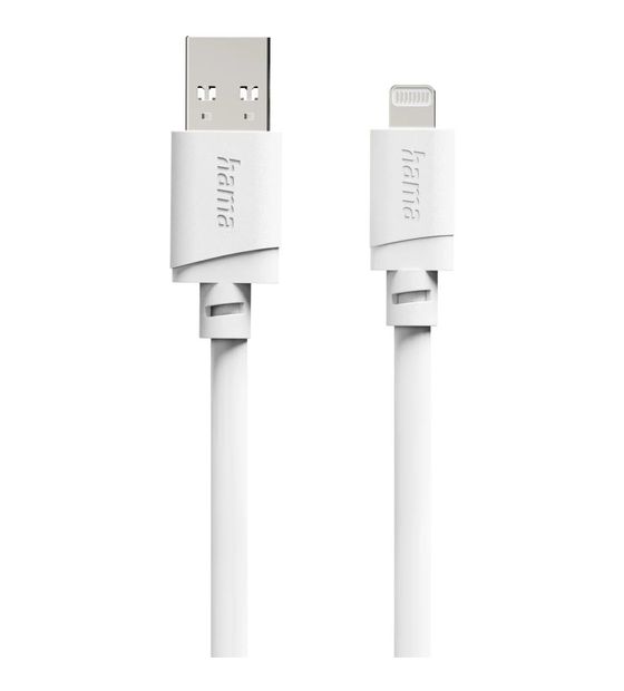 Hama 201800 Stecker Lightning auf USB A 1 m  (Weiß) f&uuml;r 12,99 Euro