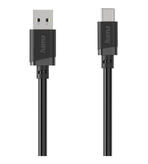 Hama 201814 0,48 Gbit/s Stecker USB A auf USB C 3 m  (Schwarz) f&uuml;r 14,99 Euro