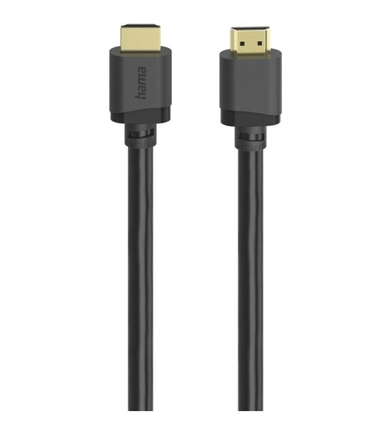 Hama 202030 48 Gbit/s Stecker Gerade HDMI auf HDMI Typ A (Standard) 5 m  (Schwarz) f&uuml;r 39,99 Euro