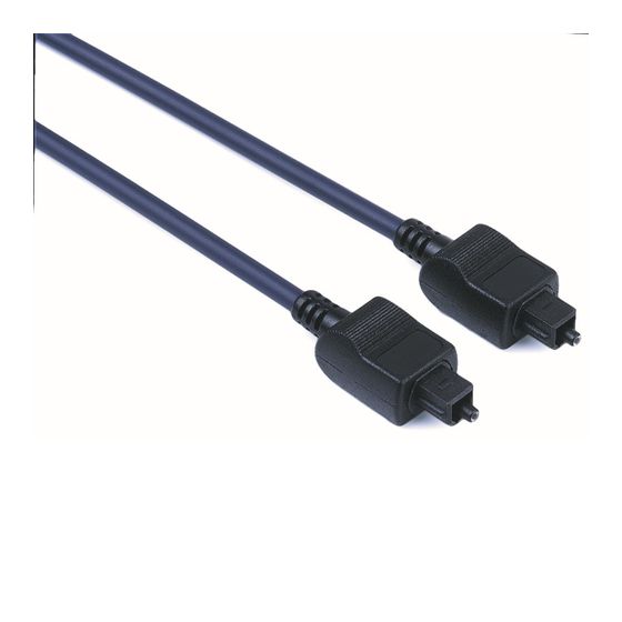 Hama 205131 Audio-Lichtleiter-Kabel Stecker Toslink auf Toslink 1,5 m  (Schwarz) f&uuml;r 11,99 Euro