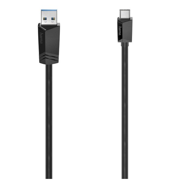Hama 205143 Stecker USB A auf USB C 1,5 m  (Schwarz) f&uuml;r 14,99 Euro