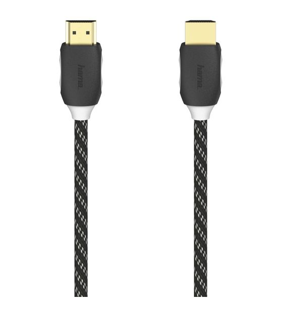 Hama 205447 18 Gbit/s Stecker Gerade HDMI auf HDMI Typ A (Standard) 3 m  (Schwarz) f&uuml;r 23,99 Euro