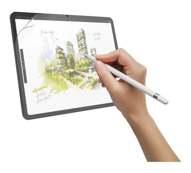 Hama 210951 Feels Like Paper Papierähnliche Schutzfolie für den Bildschirm aus PET Flexiglas 3H für Apple iPad 11 bis 27,9 cm (11")  (Transparent) f&uuml;r 19,99 Euro