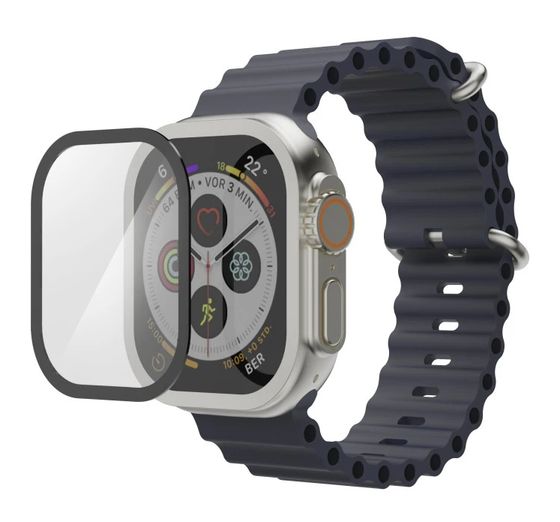 Hama 210969 Super Hybrid 49 mm Displayschutz Apple Watch Ultra 3 (Schwarz, Transparent) f&uuml;r 14,99 Euro