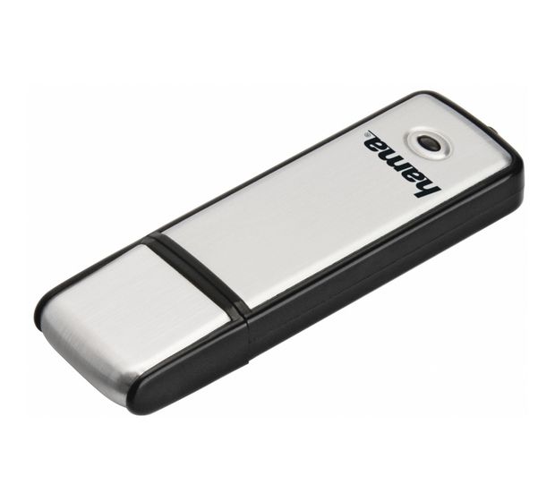 Hama 213106 Fancy USB Typ-A Stick 128 GB  (Schwarz, Silber) f&uuml;r 20,49 Euro