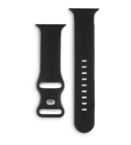Hama 215631 Fantastic Feel Armband Apple Watch 38 / 40 / 41 mm  (Schwarz) f&uuml;r 12,99 Euro