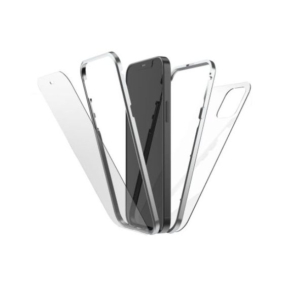 Hama 217009 360° Glass Cover für Apple iPhone 13  (Silber, Transparent) f&uuml;r 22,99 Euro