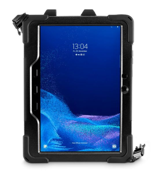 Hama 217242 Rugged Style Cover aus Kunststoff für Samsung Galaxy Tab Active4 Pro bis 25,6 cm (10.1") Schlagfest, Schmutzabweisend, Staubresistent, Kratzresistent (Schwarz) f&uuml;r 35,99 Euro