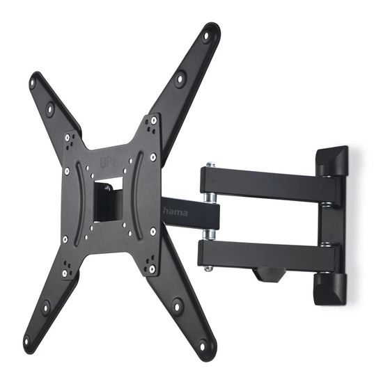 Hama 220824 Fullmotion Wand Halterung 180° bis 165,1 cm (65") 25 kg 5 - 12° neigbar ausziehbar f&uuml;r 54,99 Euro