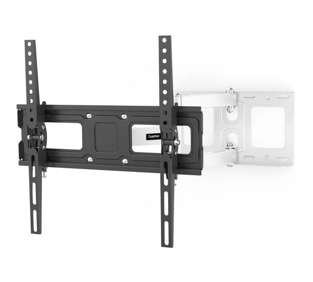 Hama 220856 schwenk­bare neig­bare aus­zieh­bare Wand Halterung 180° bis 165,1 cm (65") 35 kg 0 - 15° neigbar ausziehbar f&uuml;r 34,99 Euro