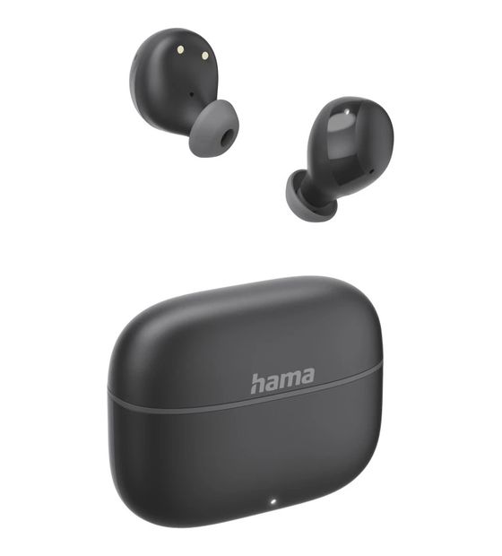 Hama 221758 Freedom Buddy II In-Ear Bluetooth Kopfhörer Kabellos TWS 4 h Laufzeit  (Schwarz) f&uuml;r 16,99 Euro