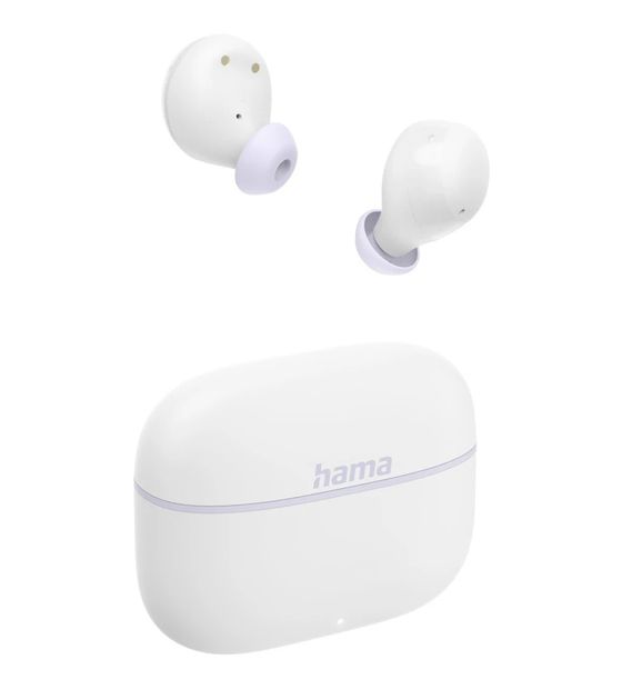 Hama 221759 Freedom Buddy II In-Ear Bluetooth Kopfhörer Kabellos TWS 4 h Laufzeit  (Weiß) f&uuml;r 19,99 Euro