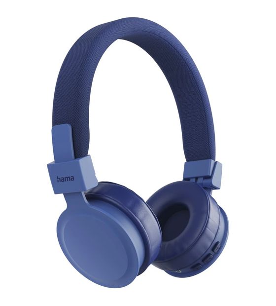 Hama 221767 Freedom Lit III Ohraufliegender Bluetooth Kopfhörer kabellos 15 h Laufzeit USB Typ-C  (Blau) f&uuml;r 24,99 Euro
