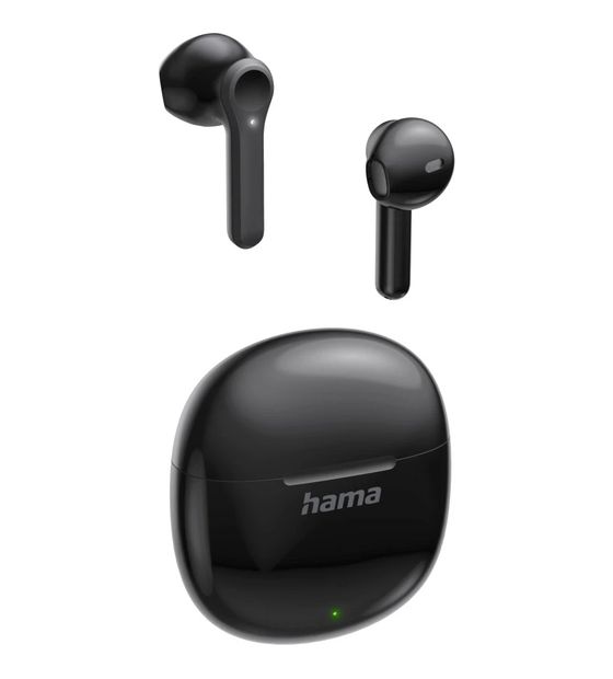 Hama 221773 Action One In-Ear Bluetooth Kopfhörer Kabellos TWS 4 h Laufzeit  (Schwarz) f&uuml;r 10,00 Euro