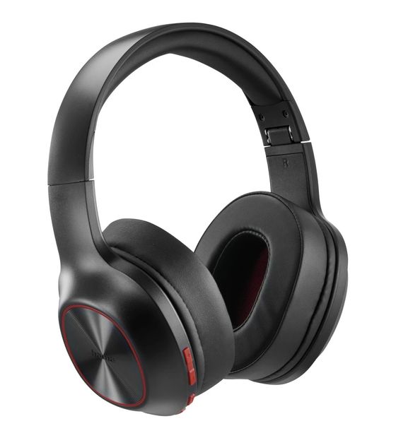 Hama 221779 Spirit Calypso III Over Ear Bluetooth Kopfhörer kabellos 60 h Laufzeit  (Schwarz, Rot) f&uuml;r 39,99 Euro