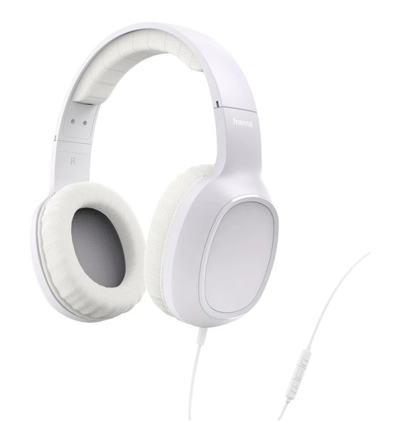 Hama 221815 Fun C Ohraufliegender Kopfhörer Kabelgebunden USB Typ-C  (Weiß) f&uuml;r 19,99 Euro